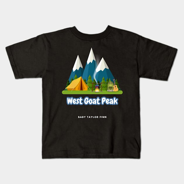 West Goat Peak Kids T-Shirt by Canada Cities